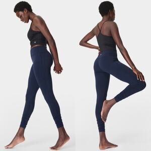 Sweaty Betty All Day Ruched Hem 7/8 Leggings